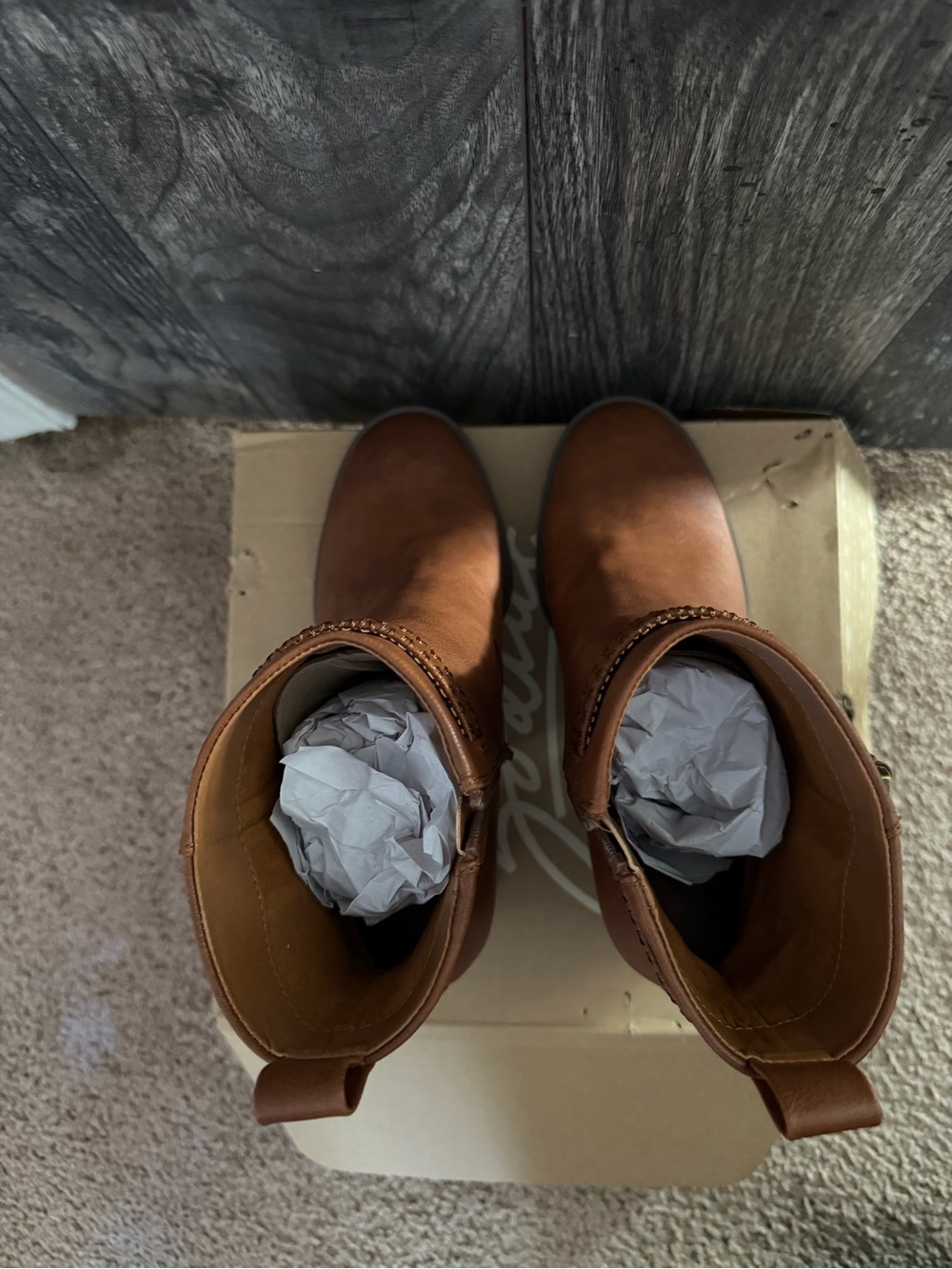 Rexx Cognac Ankle Boots - Cognac Brown size 9 - Picture 4 of 8